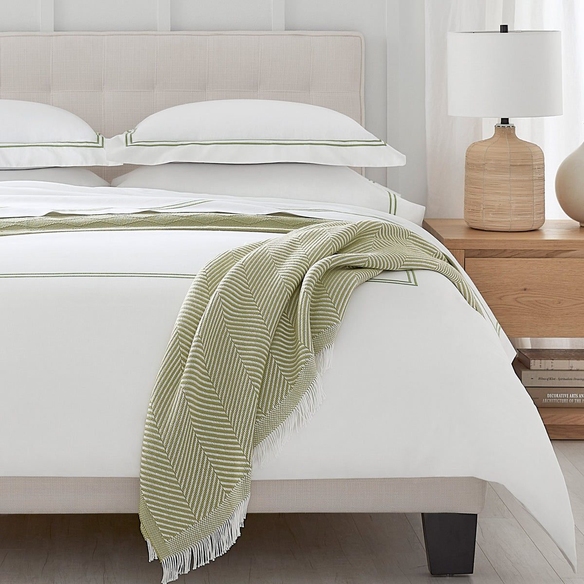 Sferra Grande Hotel Sheets, Duvet Covers, Shams + Bedskirts – The Picket  Fence Store