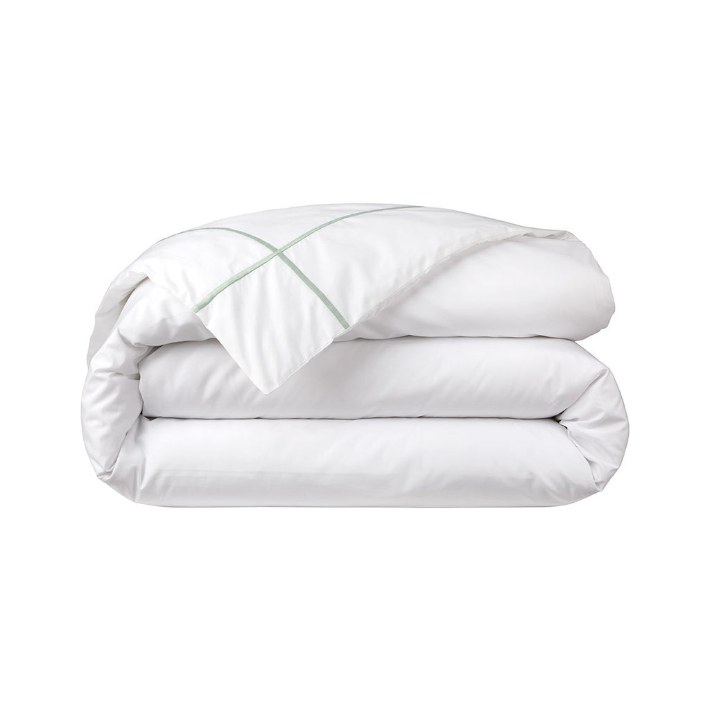 Yves Delorme Athena Duvet Cover Verones Green