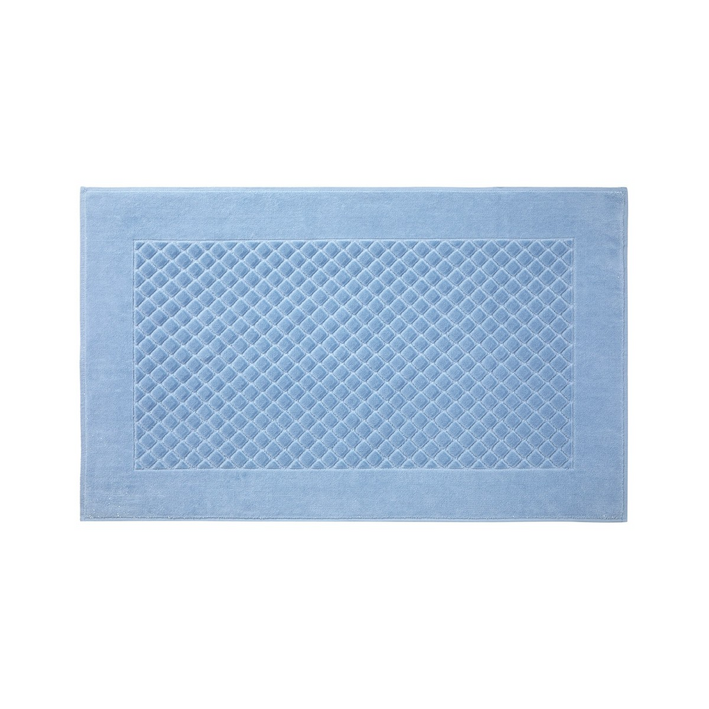 Yves Delorme Etoile Bath Mat -22x35 Azur Blue