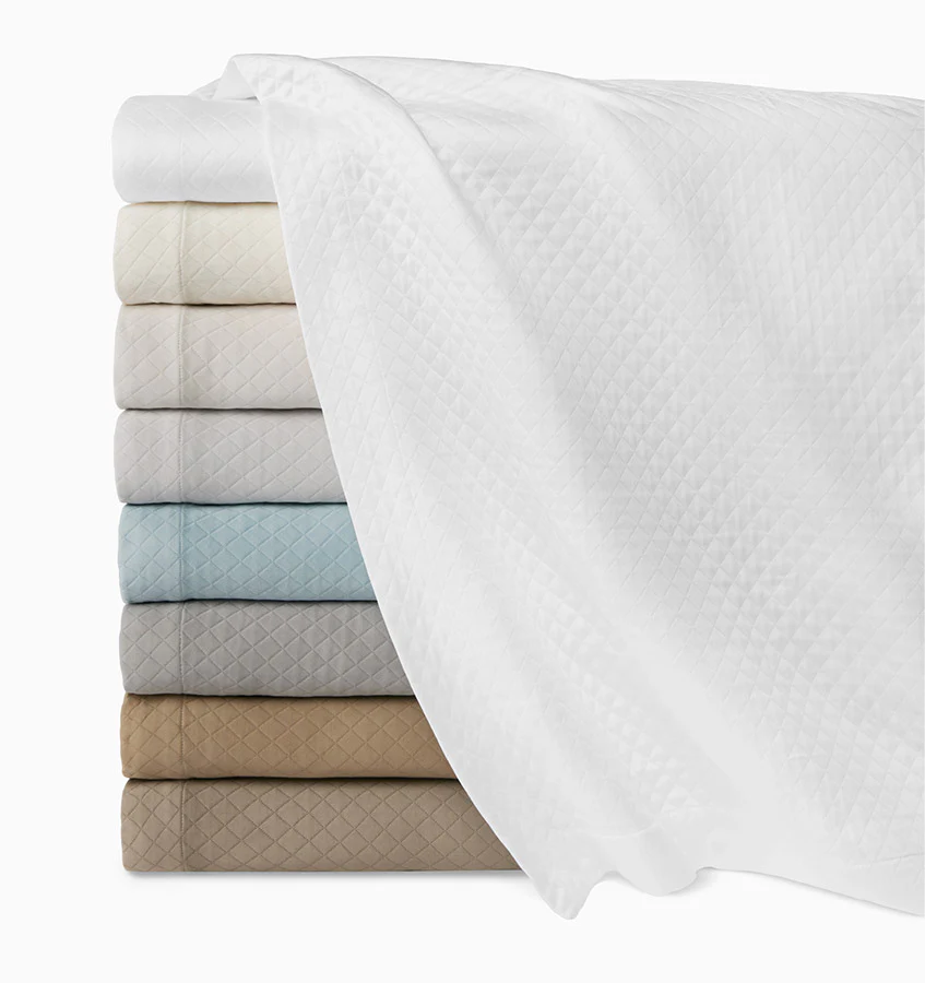 Bari Matelassé Coverlets + Shams