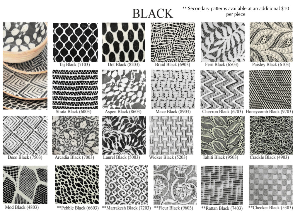 Terrafirma Ceramics Black Patterns 2025