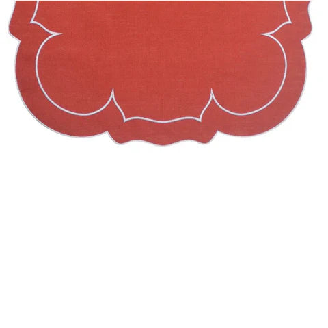 Skyros Designs Linho Table Runner - Brick Red