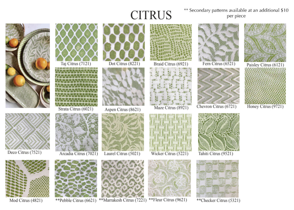 Terrafirma Ceramics Citrus Green Patterns 2025