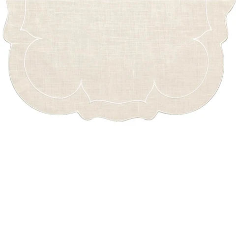 Skyros Designs Linho Table Runner - Ivory