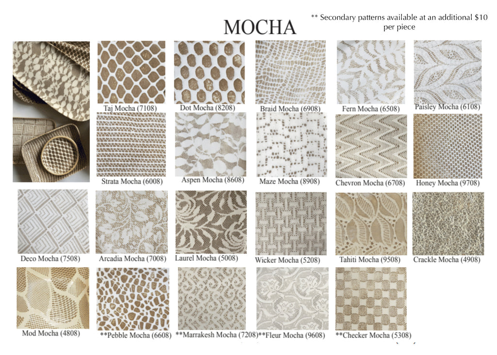 Terrafirma Ceramics Mocha Light Brown Patterns 2025