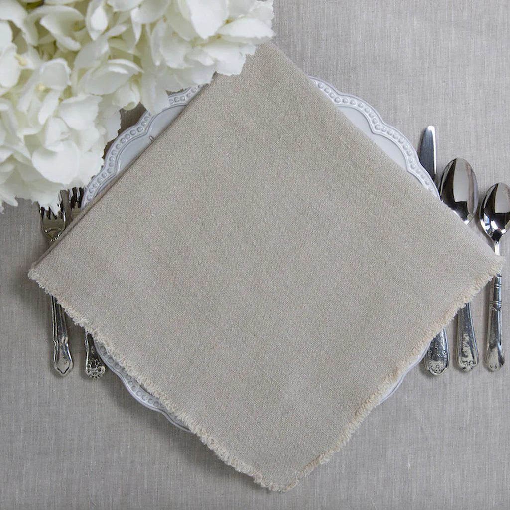 Arte Italica Provence Napkin with Fringe in Natural