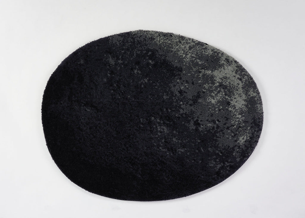 Abyss & Habidecor Stone Bath Rug Black 27x35