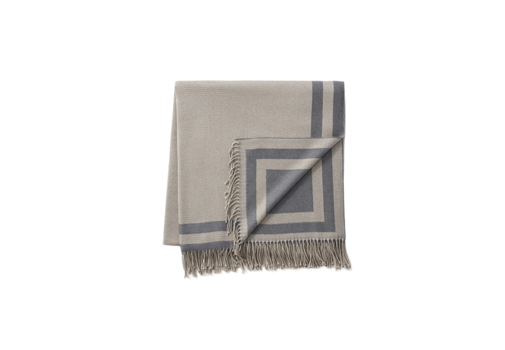 Scandia Home Carlyle Throw in Slate Grey