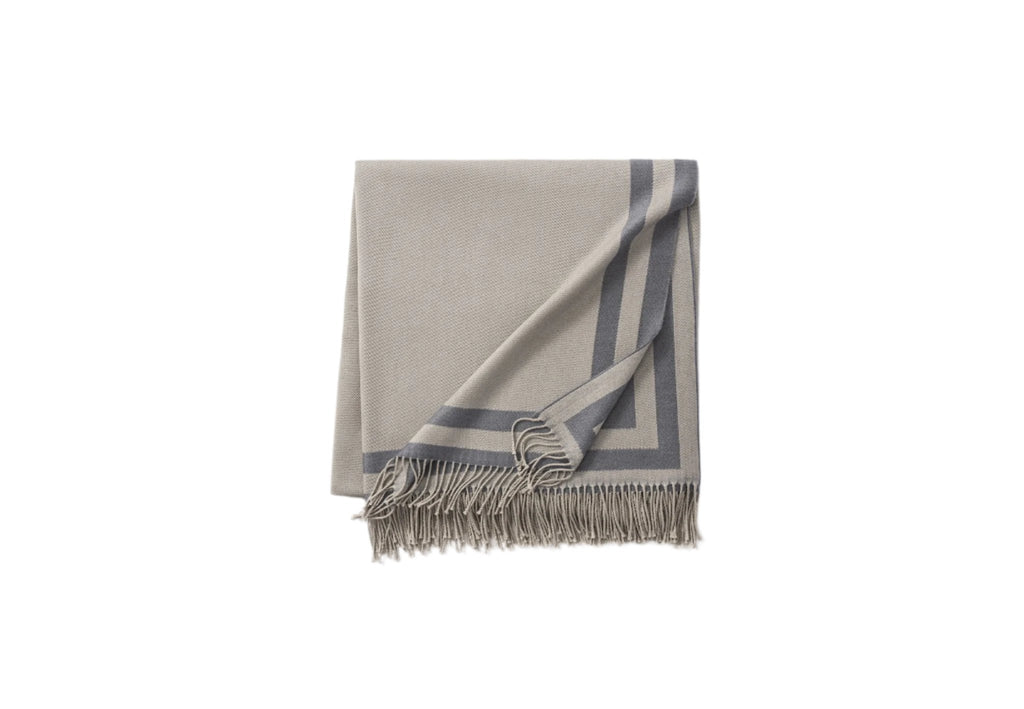 Scandia Home Carlyle Throw in Slate Grey