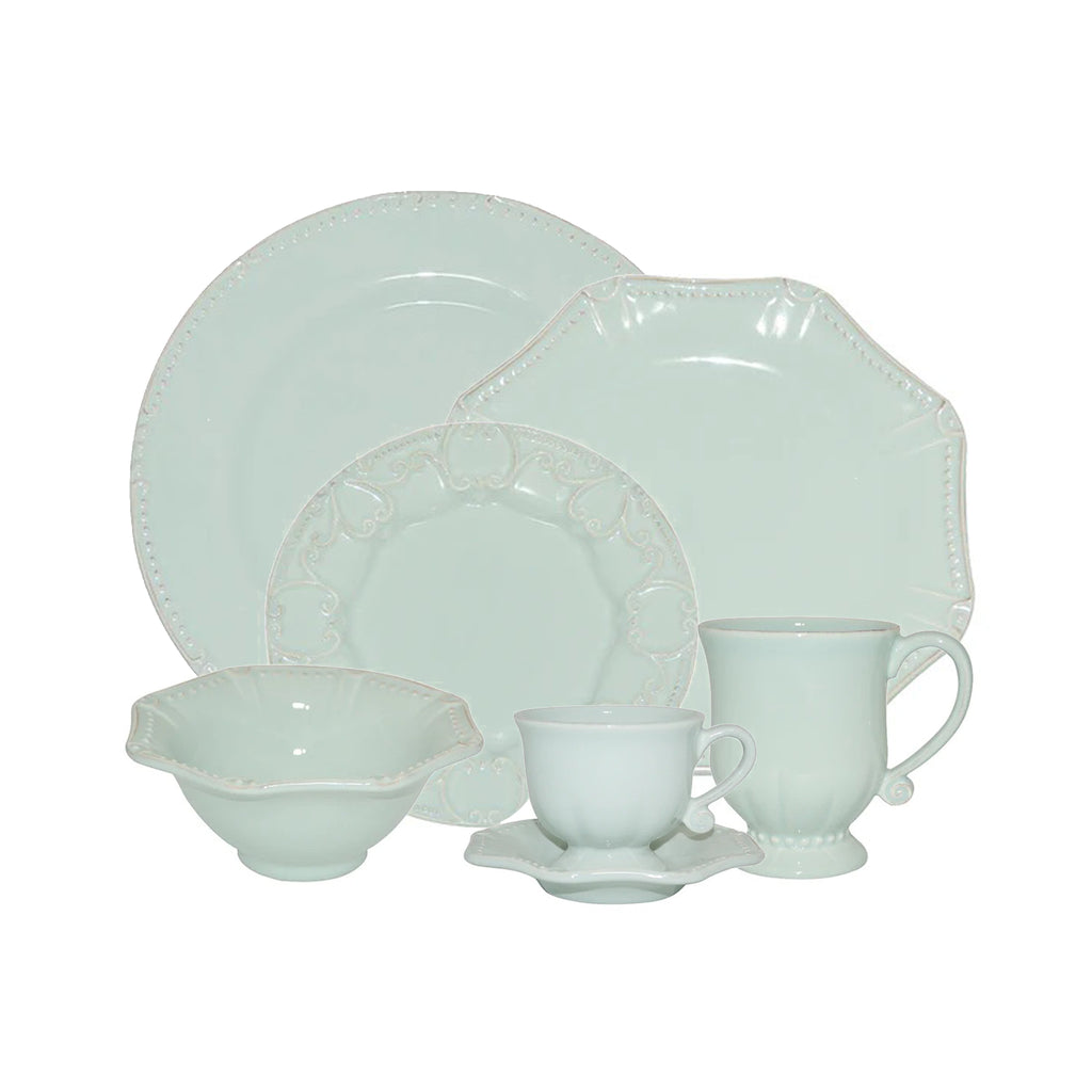 Skyros Designs Isabella Dinnerware, Ice Blue