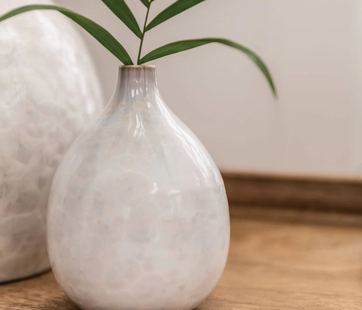 Simon Pearce Crystalline Teardrop Vase – The Picket Fence Store