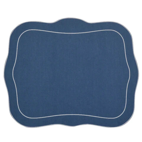 Skyros Designs Patrician Placemat - Blue