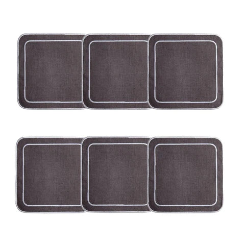 Skyros Designs Simple Square Coasters - Charcoal