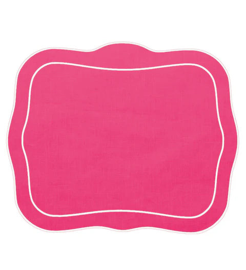 Skyros Designs Patrician Placemat - Fuchsia