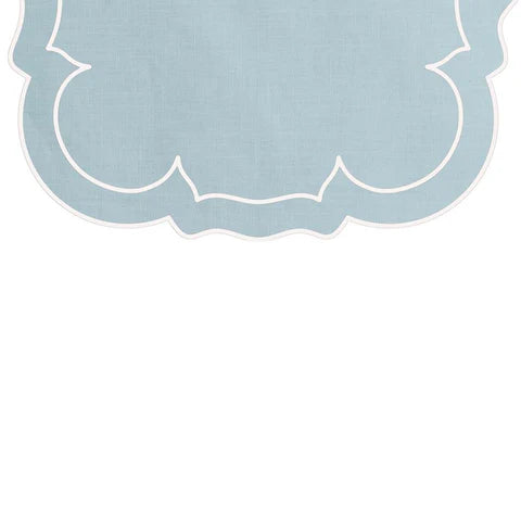 Skyros Designs Linho Table Runner - Ice Blue