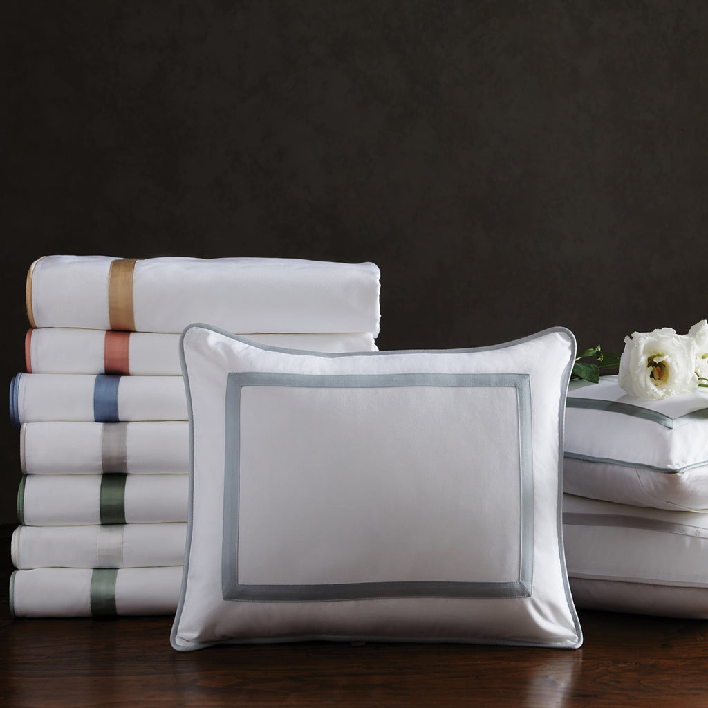 Louise Egyptian Cotton Giza Sheets, Duvet Cover + Shams