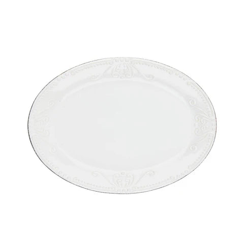 Skyros Designs Isabella Oval Platter - Small White