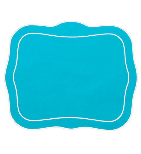 Skyros Designs Patrician Placemat - Turquoise