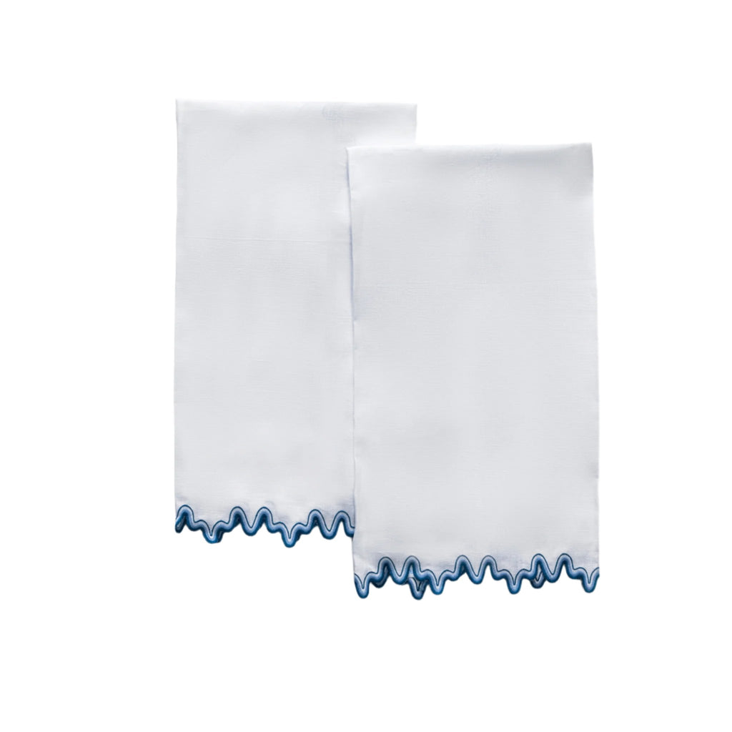 Wave Guest Towels - set of 2