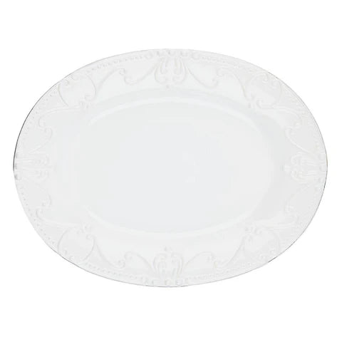 Skyros Designs Isabella Oval Platter - Large White