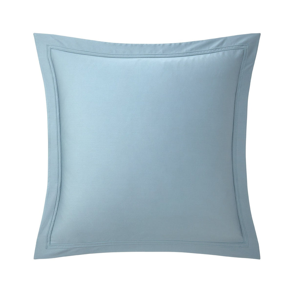 Yves Delorme Triomphe Sateen Sham Fjord Blue