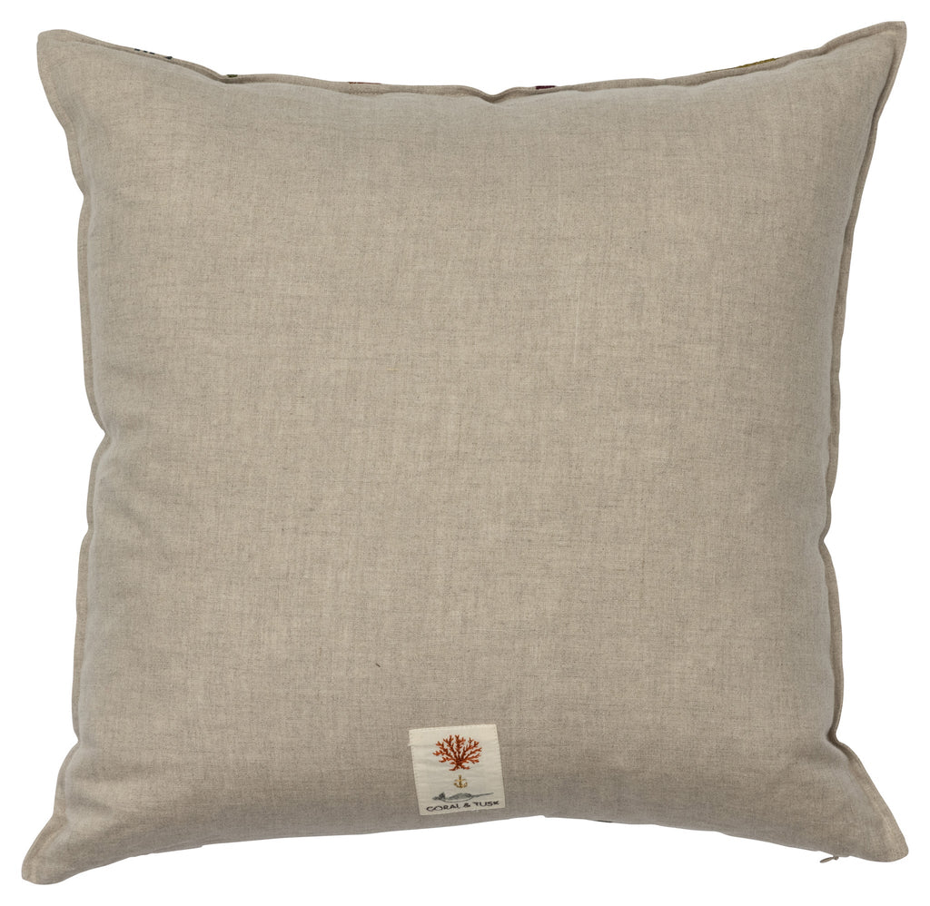 Coral and Tusk Woodland Welcome Pillow