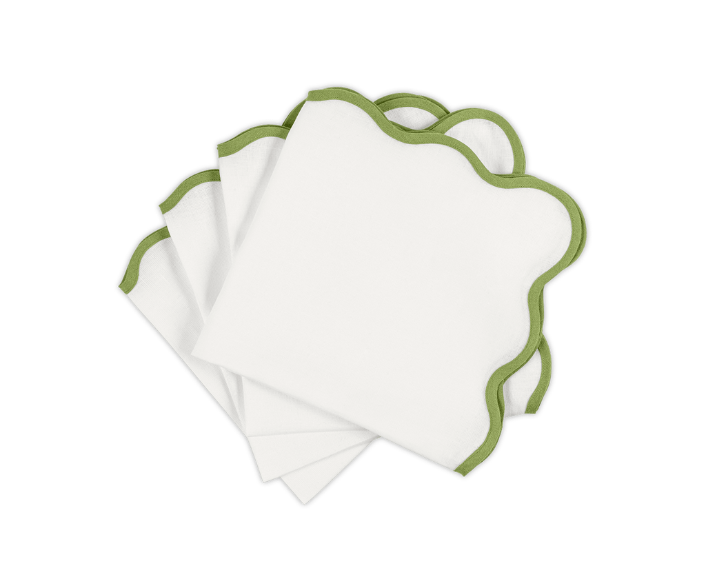 Scallop Edge Napkin - set of 4