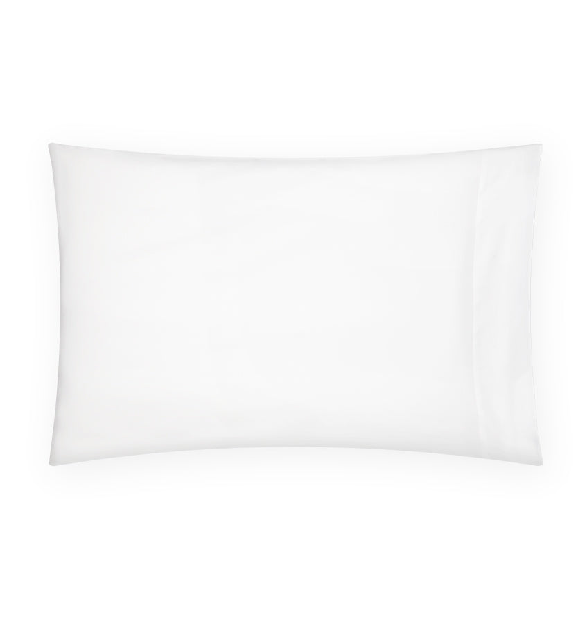 Sferra Corto Pillowcase White with Plain Hem 